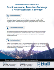 Event, Terrorism/Sabotage & Active Assailant